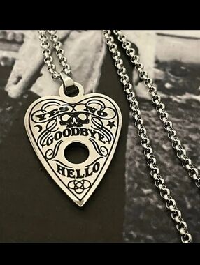 Ouija Pin (Hello-Goodbye) Necklace